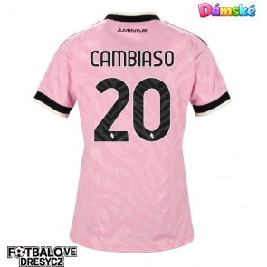 Juventus Andrea Cambiaso #20 Dámské Venkovní Dres 2026-27 Krátký Rukáv Juventus Andrea Cambiaso #20 Dámské Venkovní Dres 2026-27 Krátký Rukáv